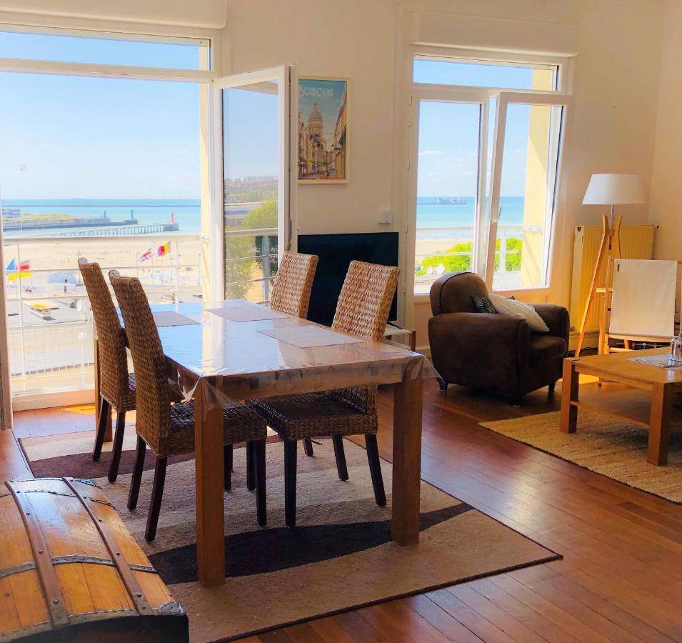 Bellevue -Appartement De Charme - Vue Imprenable Sur La Mer - Face A Nausicaa Boulogne-sur-Mer Exteriör bild
